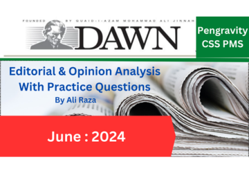 DAWN EDITORIAL & OPINION ANALYSIS: JUNE 2024